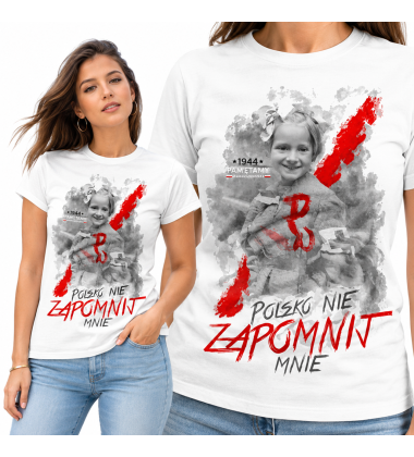 Koszulka damska POLSKO NIE ZAPOMNIJ MNIE